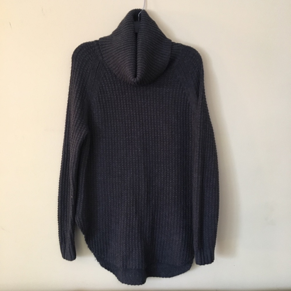 Dark Gray Cowl Neck Sweater - A New Day